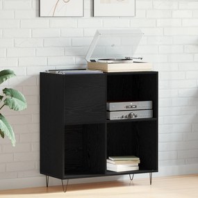 Sonata H Кабинет за Записи Черен Дъб 84.5x38x90 см Инженерна Дървесина