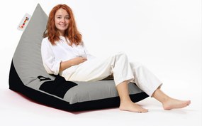 Градински пуф Pyramid Large Double Color Bed Pouf, цвят Сив
Черен