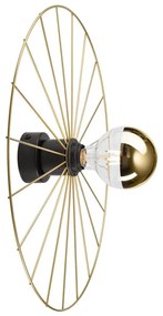 Аплик MONTANA 1xE27/15W/230V Ø 45 cm златист