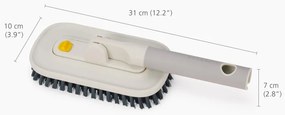 Четка за почистване на плочки Joseph Joseph CleanTech 6500022, 31 см, Отвор за окачване, Сив/Жълт