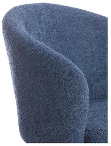 Сини метални трапезни столове в комплект 2 бр. Radaja – Light &amp; Living