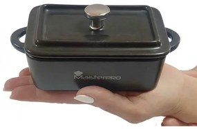 Керамична мини тенджера с капак правоъгълна Masterpro