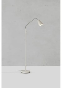 Бежова LED затъмняваща се подова лампа с метален абажур (височина 140 cm) Patro – Markslöjd