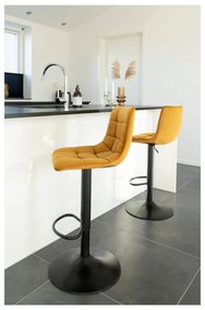 Жълти бар столове в комплект от 2 броя 88 см Middelfart - House Nordic