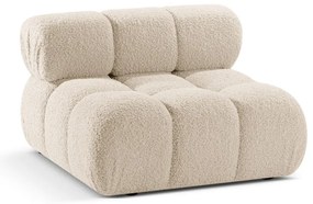 Бежов модул за диван от букле (среден модул) Bellis – Micadoni Home