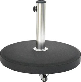 Основа за чадър с колелца Hesperide Terlando, Бетон, Инокс, 25 kg