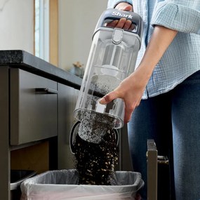 Вертикална прахосмукачка Shark Freestyle Max SV2002, 30W, 0.7 л, 20 мин, 2 скорости, 2 степени, LED светлини, Станция за зареждане, Син