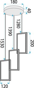 Лампа LED LHJ087-3CP BLACK