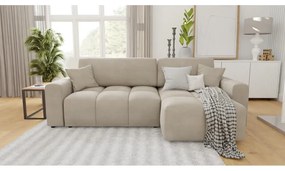 Бежов ъглов диван (променлив) Luki – Ropez