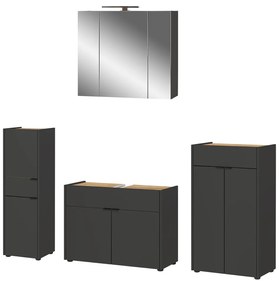 Антрацитен комплект за баня Forano – Germania