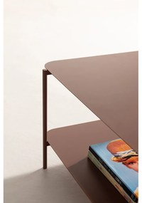 Теракотена метална масичка за кафе 58x90 cm Beatrix – MOME