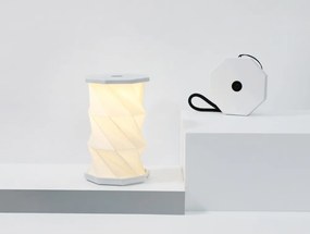 Бяла преносима светлинна декорация с USB ø 8 cm Twist – Gingko