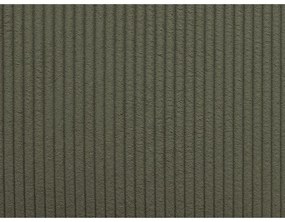 Зелен разтегателен ъглов диван от рипсено кадифе (променлив) Augustin – Bobochic Paris