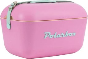 Хладилна чанта Polarbox Pop, 20 литра, AIRPOP полистирол, 5-15C до 24 часа, Розов/Зелен