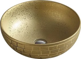 Mexen Briana мивка на плот 40 x 40 см, златна - 22064052