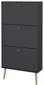 Антрацитна закачалка за обувки с панти Bodo - Tvilum