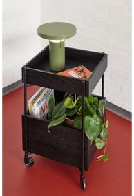 Зелена LED затъмняваща се настолна лампа с метален абажур (височина 28 cm) BringMe – Hübsch