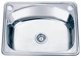 Кухненска мивка ICK D6248P/6046, алпака, единична, 61.5x47.5см