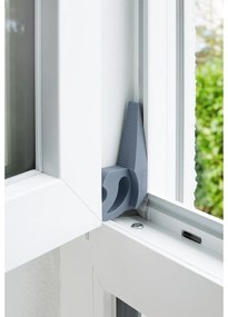 Сив и син ограничител за врати и прозорци Multi-STOP® - Wenko