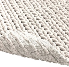 Кремав килим за баня 50x80 cm Ariel – douceur d'intérieur