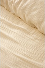 Кремаво муселиново покривало за легло 220x250 cm Muslin – Mijolnir