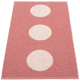 Светлочервен килим за открито и закрито 70x120 cm Vera Pop Blush – Pappelina