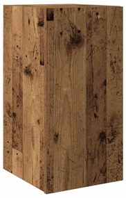 856390 vidaXL ТВ шкаф, старо дърво, 30,5x30x60 см, инженерно дърво