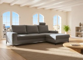 Ъглов диван Consuegra-Сив