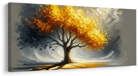 Картина на платно – Светещо дърво на живота през есента