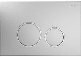 Mexen Fenix 05 бутон за промиване, матов хром - 600502