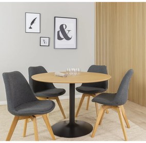 Тъмносиви трапезни столове в комплект от 2 Gwen - Tenzo