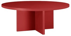 Червена кръгла маса за кафе ø 80 cm Pausa - Really Nice Things