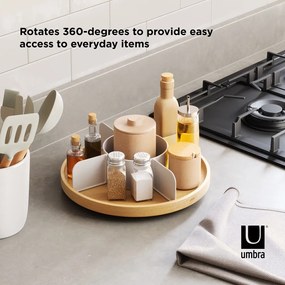 Дървен органайзер за баня в естествен цвят Bellwood - Umbra