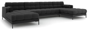 Тъмносив ъглов диван ("U" форма) Bali – Cosmopolitan Design
