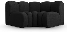 Антрацитен шенилов модул за диван (променлив) Lupine – Micadoni