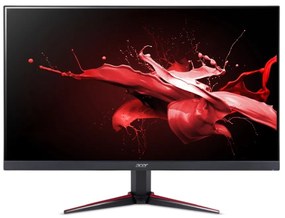 Монитор Acer Nitro VG240YEbmiix, 23.8", IPS, Anti-Glare, FHD 1920x1080, ZeroFrame, FreeSync, 100Hz, 1ms, 100M:1, 250 cd/m2, VGA, 2xHDMI, HDR ready, Speakers 2Wx2, Audio in/out, VESA, Tilt, Acer Display Widget, Black