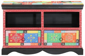 Sonata H ТВ шкаф Многоцветен 80x35x50 см от мангово дърво