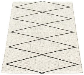 Черен килим за открито и закрито 70x100 cm Max Black – Pappelina