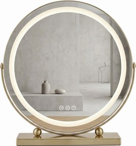 Огледало LED MAKE-UP L.Gold 50 cm
