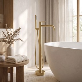 Cмесител-свободно стоящ  Rea Foster Brush Gold
