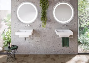 Огледало LED 50cm MMJ BRUSH SILVER