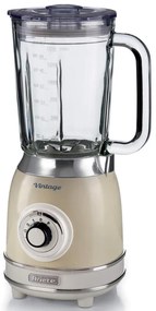 Блендер Ariete VINTAGE 2.0 0583/03, 1000W, 1.5 л, 4 ножа, 4 скорости+импулси, Трошене на лед, Бежов