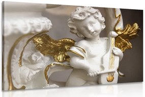 Картина на платно – Статуетка на играещ ангел