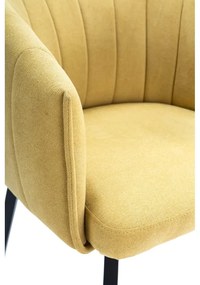Жълт стол Enka - Marckeric