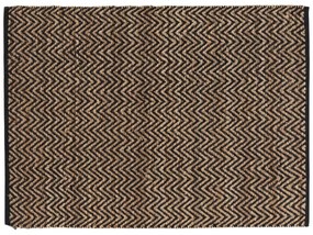Черно-естествен килим 120x170 cm Zigzag – douceur d'intérieur