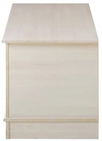 Бяла ракла от масивен бор 80x45 cm Anita – Støraa