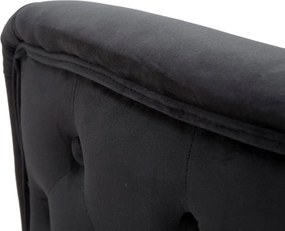 Черно кадифено кресло Bucarest – Mauro Ferretti