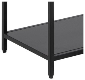 Черна метална библиотека 70x185 cm Newcastle – Actona