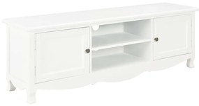 Sonata ТВ шкаф, бял, 120x30x40 cм, дърво