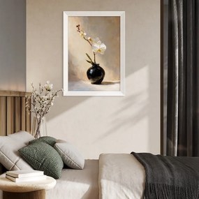 Печатна картина с включена рамка 56x75 cm White Orchid – Styler